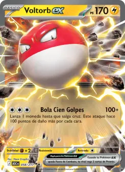 Voltorb ex, Héroes Ascendentes No. 058 Holo