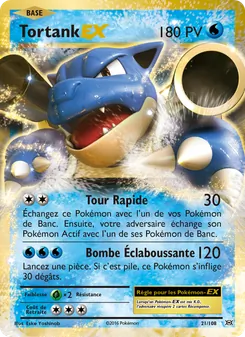 Tortank EX, Évolutions Nº 21 Normal
