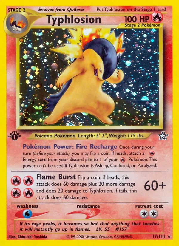 Typhlosion, Neo Genesis No. 17