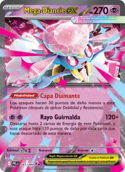 Mega-Diancie ex, Fuegos Fantasmales No. 041 Holo