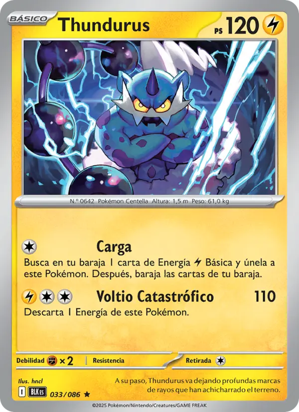 Thundurus, Fulgor Negro No. 033