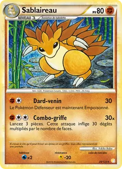 Sablaireau, HeartGold SoulSilver Nº 29 Normal