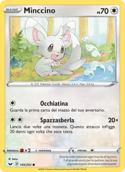 Minccino, Spada e Scudo No. 145 Normal
