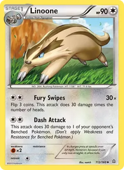 Linoone, Primal Clash No. 112 Normal