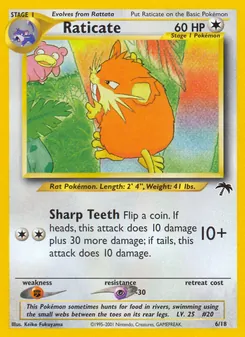 Raticate, Southern Islands No. 6