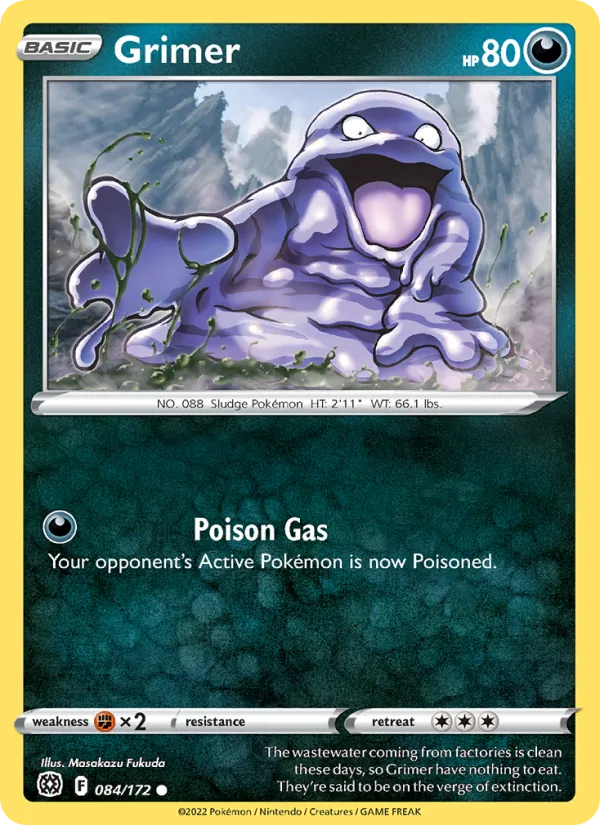 Grimer, Brilliant Stars Nº 084