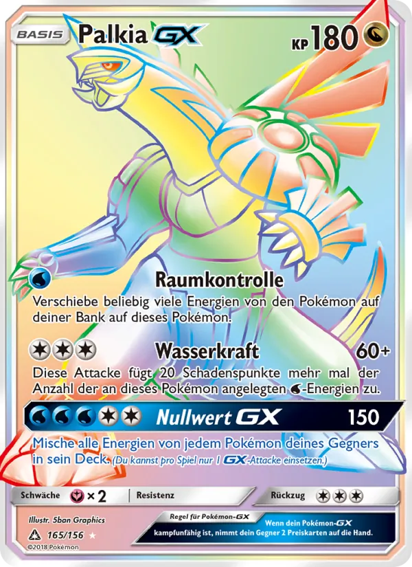Palkia GX, Ultra-Prisma No. 165