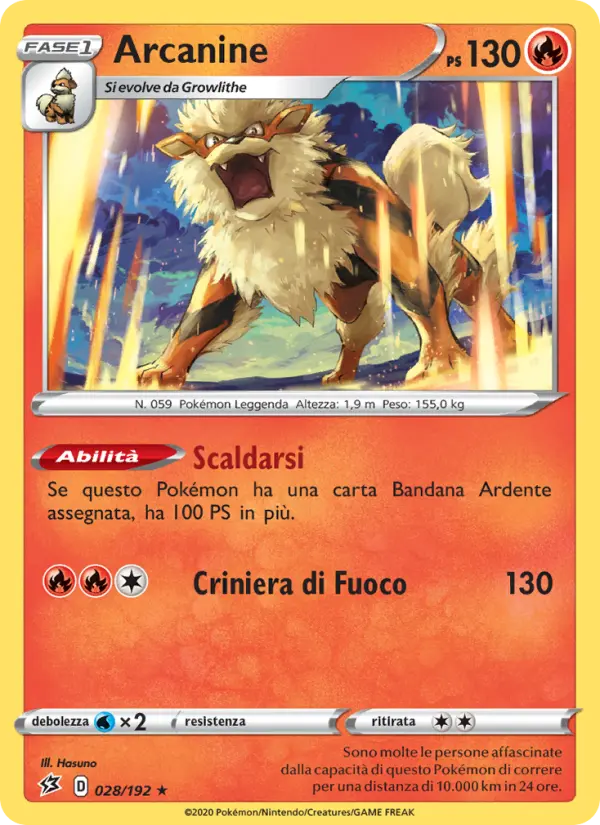 Arcanine, Fragore Ribelle No. 28