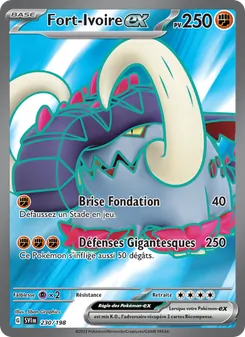 Fort-Ivoire-ex, Écarlate et Violet Nº 230 Holo