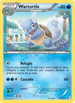 Wartortle, Fronteras Cruzadas No. 30 Normal