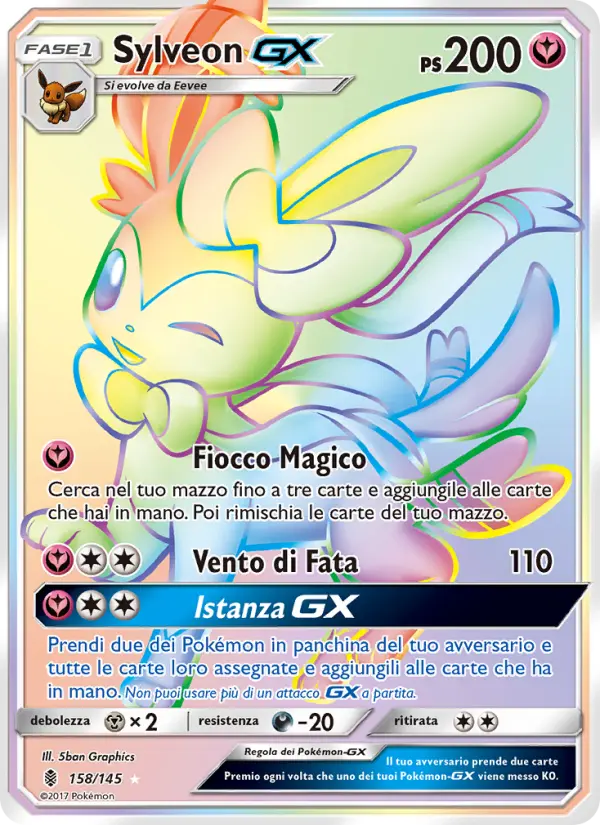 Sylveon GX, Guardiani Nascenti No. 158