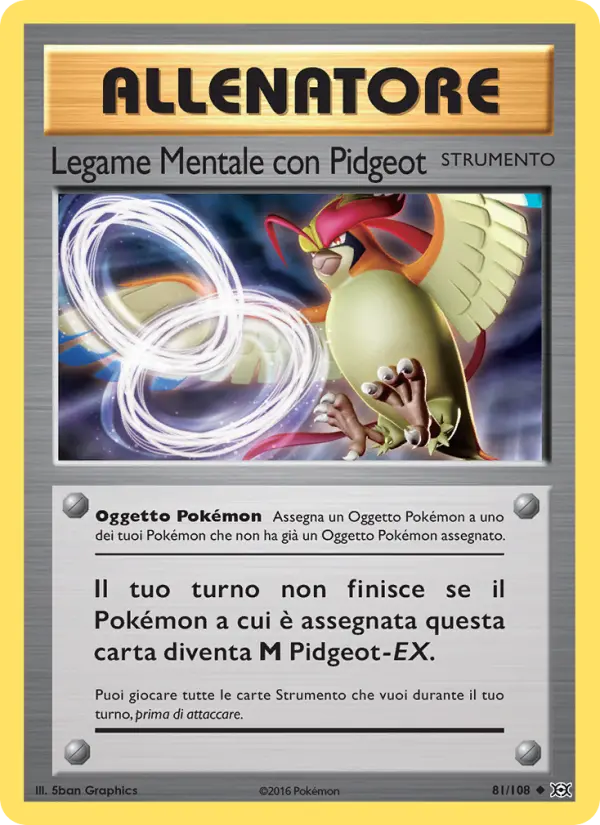 Legame Mentale con Pidgeot, Evoluzioni No. 81