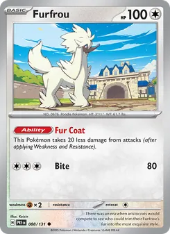 Furfrou, Prismatic Evolutions Nº 088 Normal