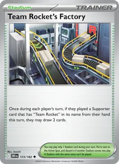 Team Rocket's Factory, Destined Rivals Nº 173 Normal