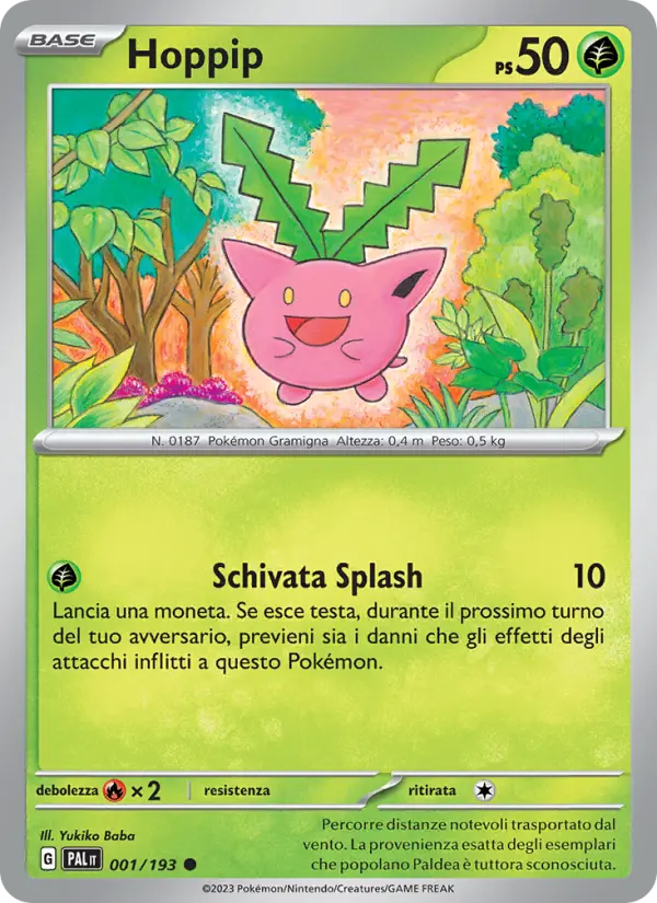 Hoppip, Evoluzioni a Paldea No. 001