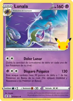 Lunala, Celebraciones Nº 15 Holo