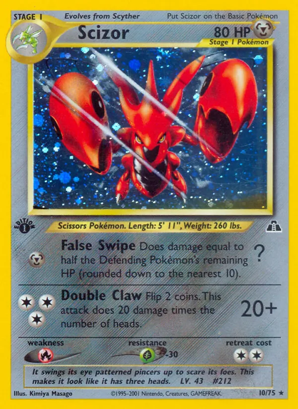 Scizor, Neo Discovery No. 10