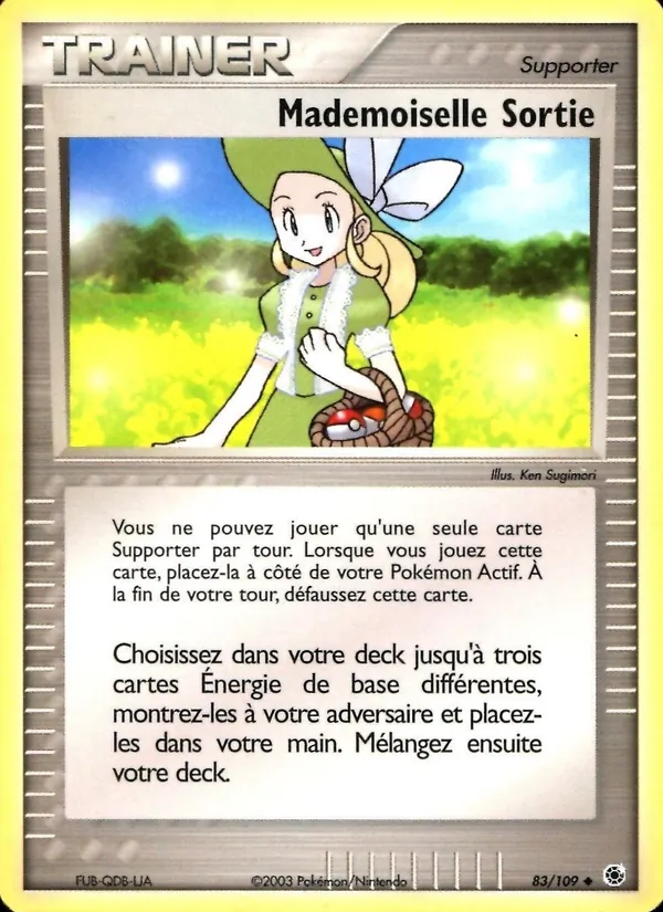 Mademoiselle Sortie, EX Rubis & Saphir No. 83
