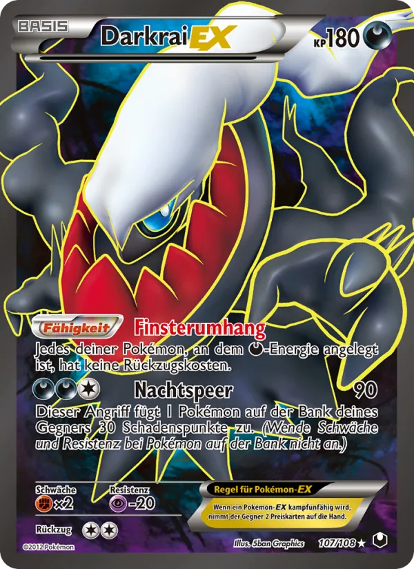 Darkrai-EX, Erfoscher der Finsternis Nº 107