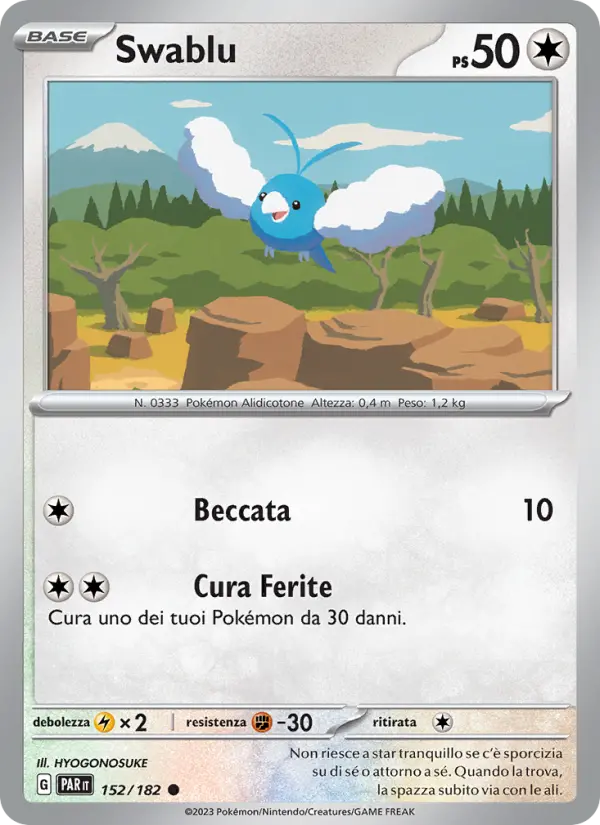 Swablu, Paradosso Temporale Nº 152