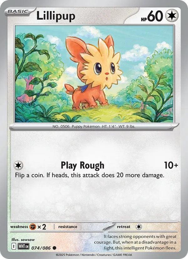 Lillipup, White Flare No. 074