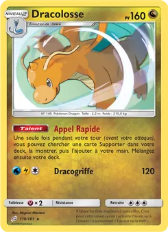 Dracolosse, Duo de Choc No. 119 Normal