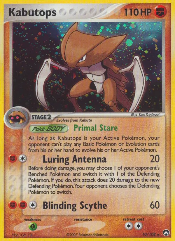 Kabutops, Power Keepers No. 10
