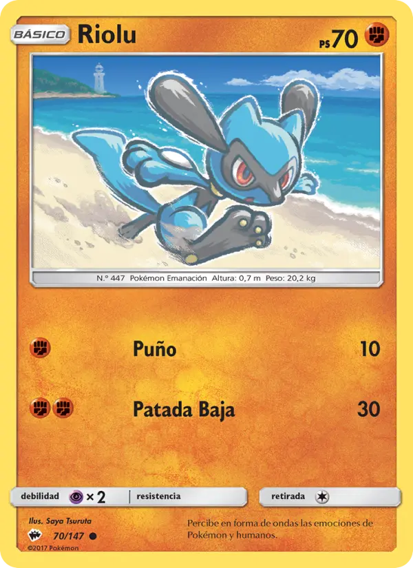 Riolu, Sombras Ardientes Nº 70