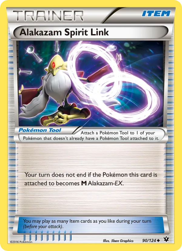 Alakazam Spirit Link, Fates Collide No. 90