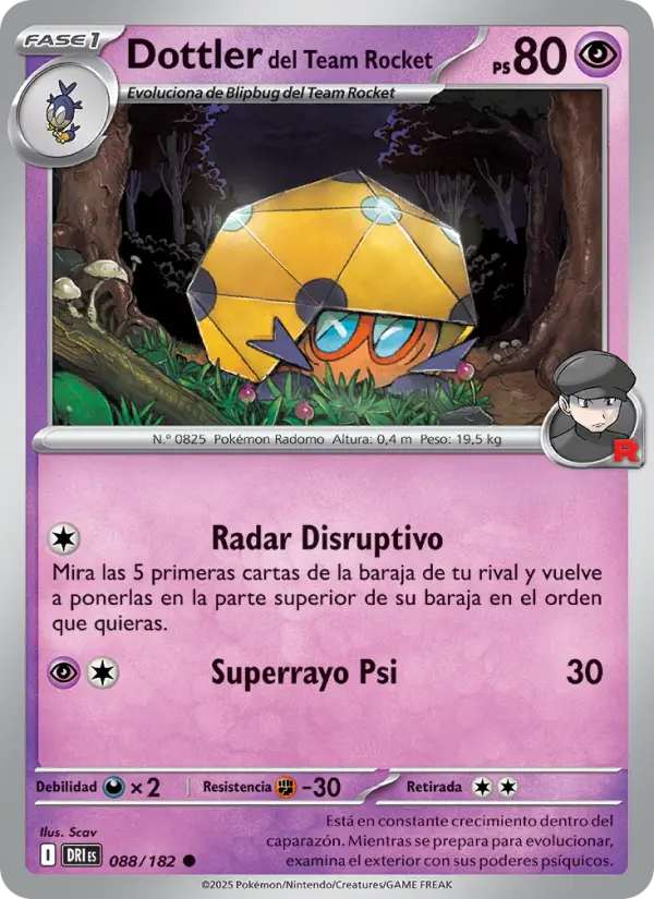 Dottler del Team Rocket, Rivales Predestinados No. 088