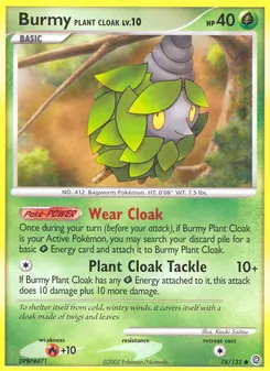 Burmy Plant Cloak, Secret Wonders No. 78 Normal