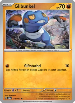Glibunkel, Entwicklungen in Paldea Nº 114 Normal