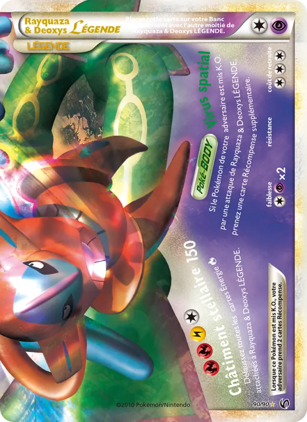 Rayquaza & Deoxys LÉGENDE, Indomptable No. 90