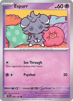 Espurr, Surging Sparks No. 084 Normal