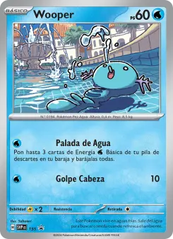 Wooper, SVP Black Star Promos No. 155 Holo