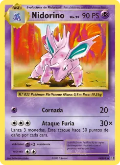Nidorino, Evoluciones No. 44 Normal
