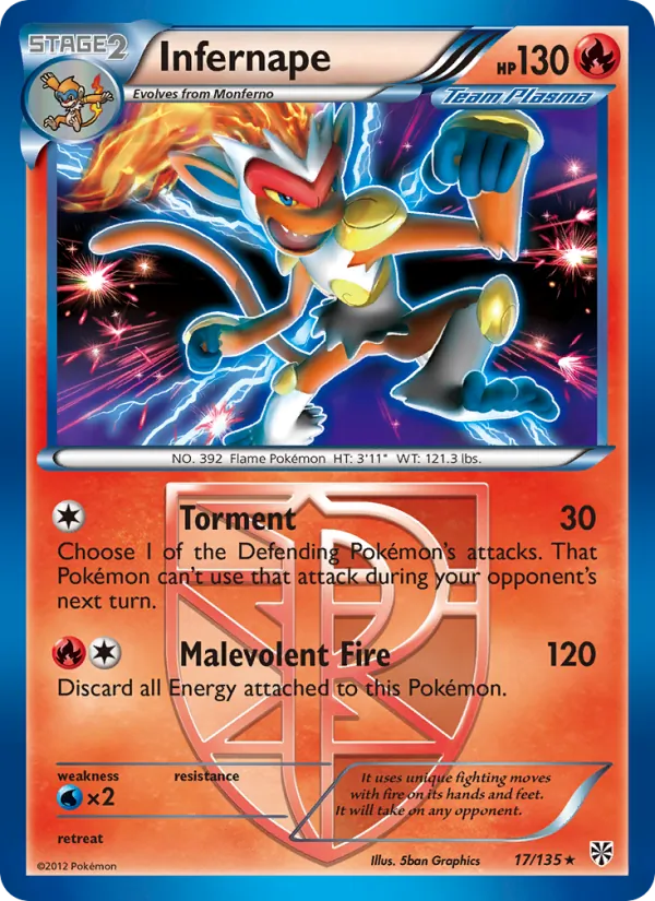 Infernape, Plasma Storm No. 17