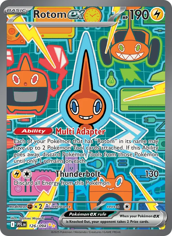 Rotom ex, Phantasmal Flames Nº 126