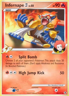 Infernape 4, Rising Rivals No. 43 Normal