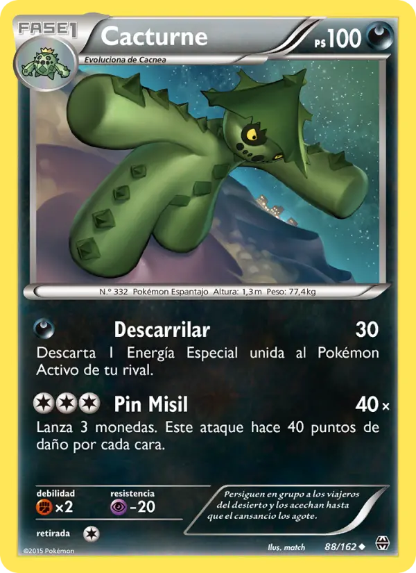 Cacturne, Turbo Impulso Nº 88