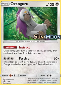 Oranguru, SM Black Star Promos No. SM13 Normal