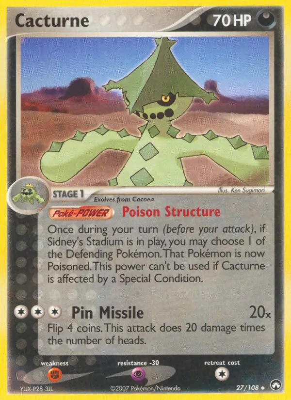 Cacturne, Power Keepers No. 27