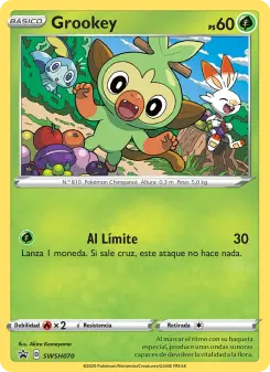 Grookey, Cartas de promoción ESES No. SWSH070 Holo