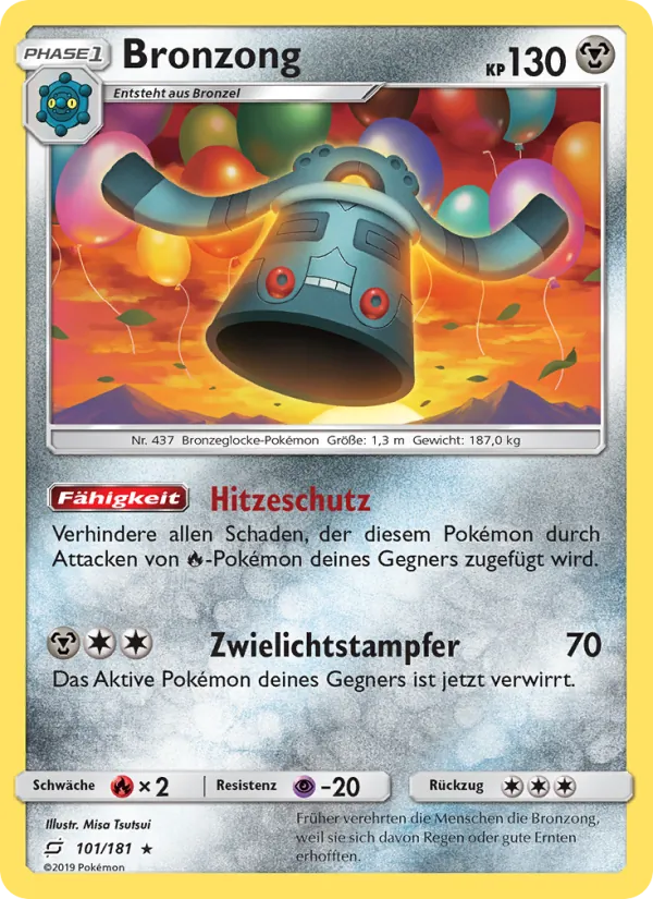 Bronzong, Teams Sind Trumpf No. 101