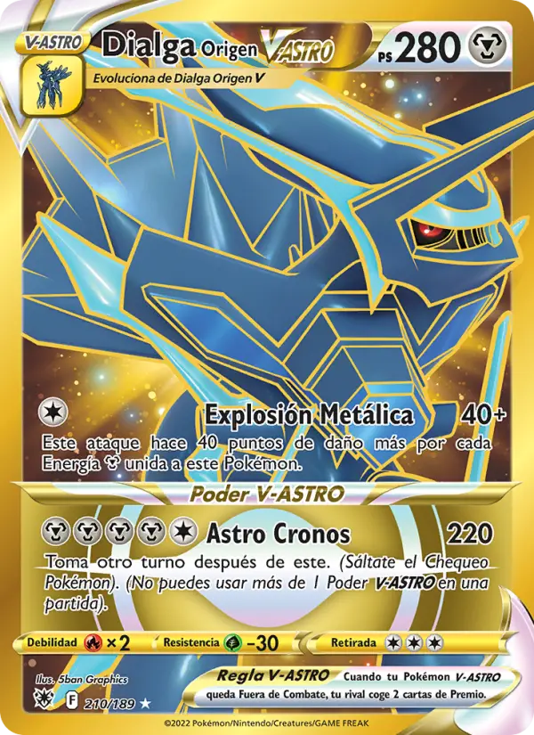 Dialga Origen V-ASTRO, Resplandor Astral Nº 210