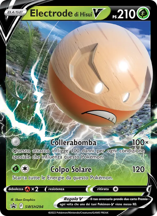 Electrode di Hisui V, SPSC Promo Nº SWSH294