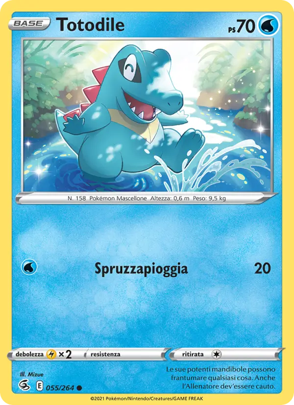 Totodile, Colpo Fusione Nº 55