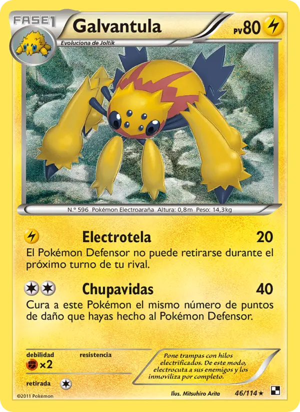 Galvantula, Negro y Blanco No. 46