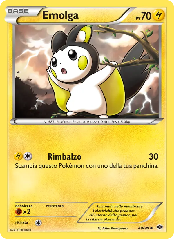 Emolga, Destini Futuri No. 49