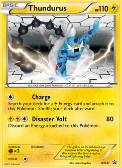 Thundurus, BW Black Star Promos No. BW41 Normal
